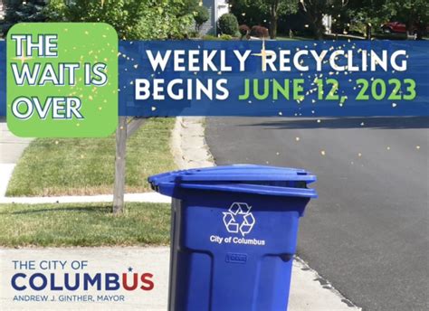 City of Columbus to Begin Weekly Residential Recycling .
